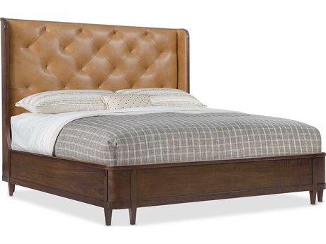 Hooker Furniture Archives Brown Walnut Wood California King Platform Bed