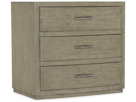 Luxecor Heritage Ashford 3-Drawers Gray Oak Wood Nightstand