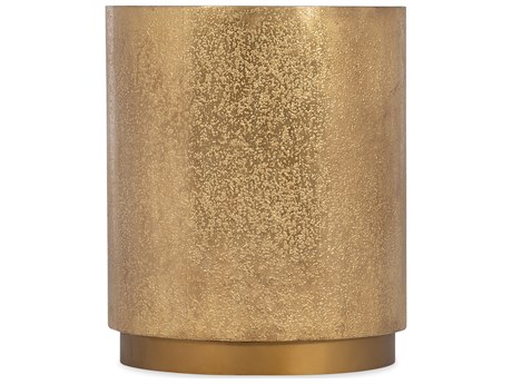 Hooker Furniture Melange Round Wood Gold End Table