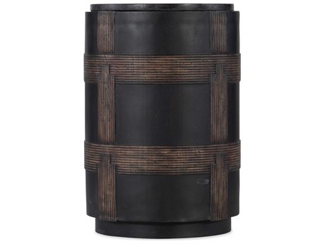 Hooker Furniture Melange Round Marble Dark Brown Light End Table