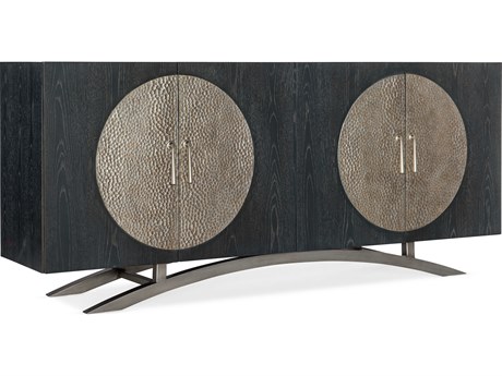 Hooker Furniture Melange Nolita 76" Oak Wood Black Media Console