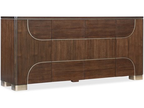 Hooker Furniture Melange 74" Walnut Wood Sideboard