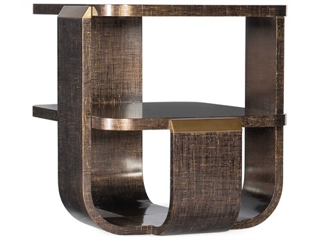 Hooker Furniture Melange Rectangular Dark Wood End Table