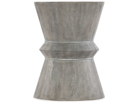 Hooker Furniture Melange Round Resin Gray End Table