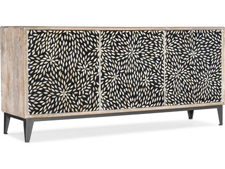 Hooker Furniture Melange Petrina 69" Mango Wood Light Credenza Sideboard