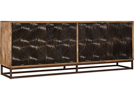 Hooker Furniture Swirl Door 86" Mango Wood Media Console