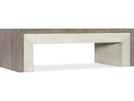 Hooker Furniture Serenity Skipper Rectangular Wood Gray Cocktail Table