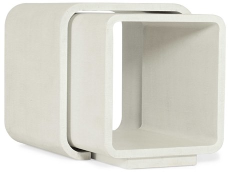 Hooker Furniture Serenity Rectangular Wood White End Table
