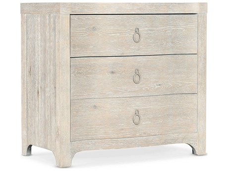 Hooker Furniture Serenity Antigua 3-Drawers White Oak Wood Nightstand