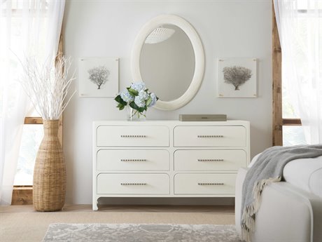 Hooker Furniture Serenity 6-Drawers White Cedar Wood Double Dresser