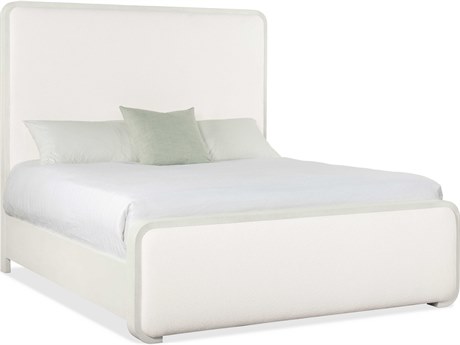 Hooker Furniture Serenity Ashore Arctic White Upholstered King Panel Bed