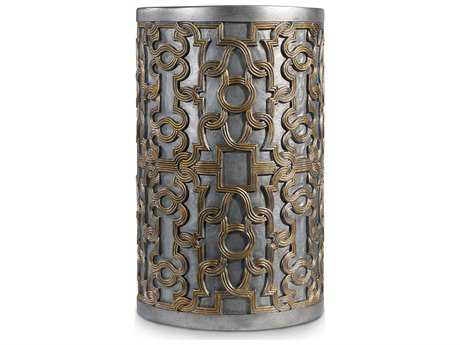 Hooker Furniture Melange Round Wood Gold End Table