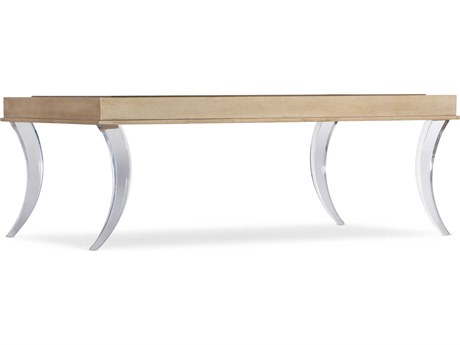 Hooker Furniture Melange Rectangular Glass Golds Coffee Table