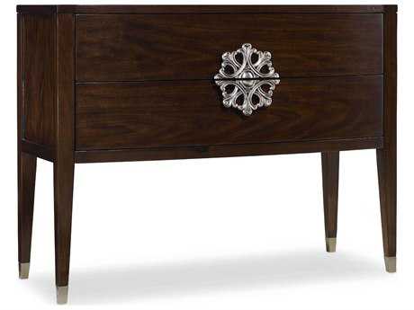 Hooker Furniture Melange Medallion Rectangular Dark Wood Console Table
