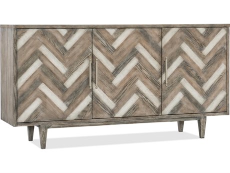Hooker Furniture Melange Natural Beauty 70" Hardwood Wood Media Console