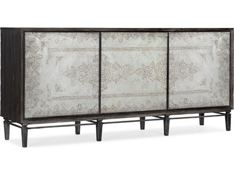 Hooker Furniture Melange Rosella 74" Hardwood Dark Wood Sideboard