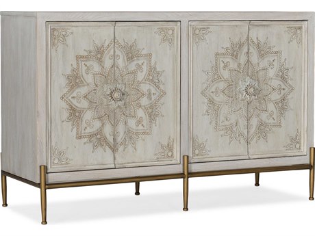 Hooker Furniture Melange Delilah 58" Hardwood White Sideboard