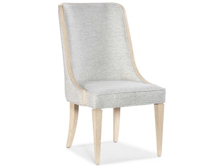 Hooker Furniture Nouveau Chic Maple Wood Brown Upholstered Side Dining Chair