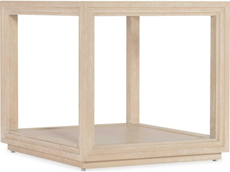 Hooker Furniture Nouveau Chic Rectangular Glass Sandstone End Table