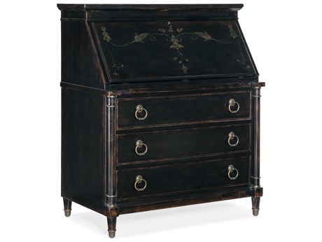 Luxecor Heritage Black Cherry Wood Secretary Desk