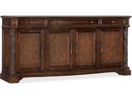 Hooker Furniture Charleston 76" Cherry Wood Maraschino Sideboard