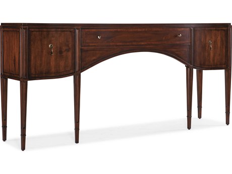 Luxecor Heritage Rectangular Wood Maraschino Cherry Console Table