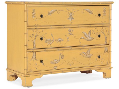 Hooker Furniture Charleston 3-Drawers Yellow Maple Wood Accent Chest