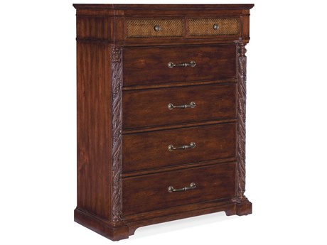 Hooker Furniture Charleston 6-Drawers Maraschino Cherry Solid Wood Accent Chest