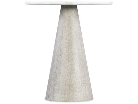 Hooker Furniture Modern Mood Round Marble Diamond End Table