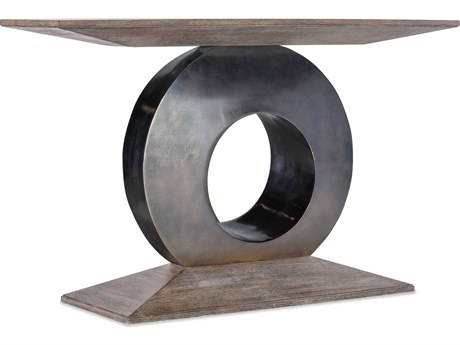 Hooker Furniture Modern Mood Rectangular Wood Mink Console Table