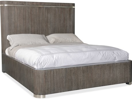Hooker Furniture Modern Mood Mink Brown Solid Wood Queen Panel Bed