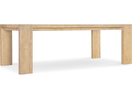 Hooker Furniture Retreat Extendable Rectangular Wood Dune Dining Table