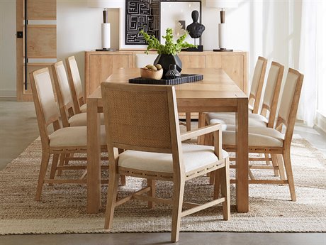 Hooker Furniture Retreat Oak Wood Dining Room Set