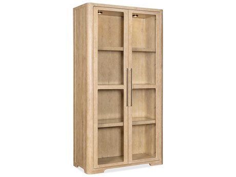 Hooker Furniture Retreat Solid Wood Dune Display Cabinet