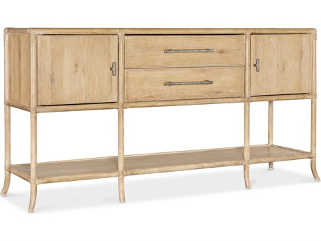 Hooker Furniture Retreat Pole Rattan 70" Solid Wood Dune Sideboard