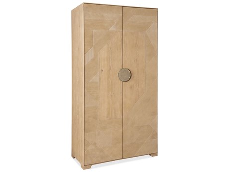 Hooker Furniture Retreat Dune Brown Solid Wood Wardrobe Armoire