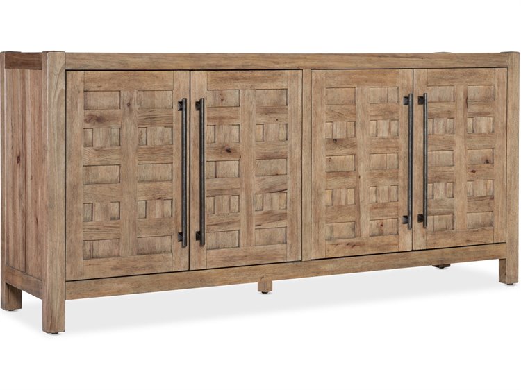 Photos - Storage Сabinet Wide Hooker Furniture Vineyard Row 80" Oak Wood Sonoma Sideboard 6952-75900-80 