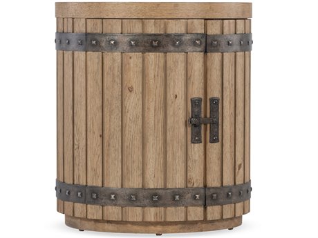 Hooker Furniture Vineyard Row Round Wood Sonoma:light And Airy Vibe End Table