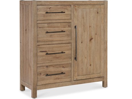 Hooker Furniture Vineyard Row Sonoma:light And Airy Vibe Brown Oak Wood Accent Chest
