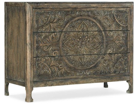 Hooker Furniture La Grange 3-Drawers Wood Brown Hardwood Accent Chest