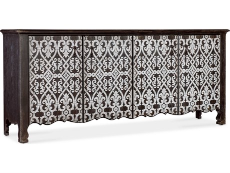 Hooker Furniture Americana 78" Oak Black Wood Sideboard