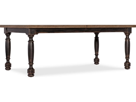 Hooker Furniture Americana Rectangular Black Wood Dining Table
