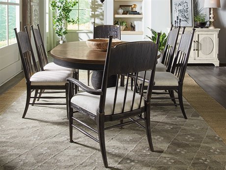 Hooker Furniture Americana Oak Wood Dining Room Set