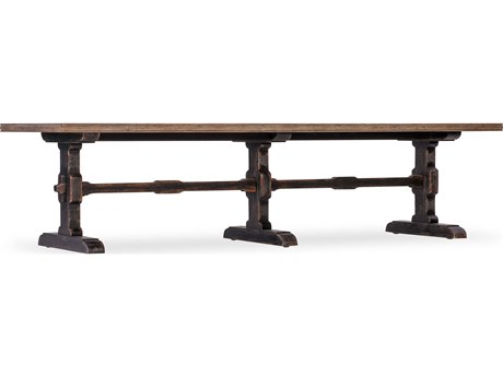 Hooker Furniture Americana Rectangular Black Wood Cocktail Table
