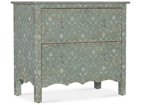 Hooker Furniture Americana Green Oak Wood Accent Chest