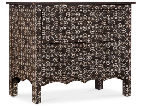 Hooker Furniture Americana 2-Drawer Brown Oak Wood Nightstand