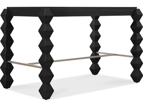 Hooker Furniture Commerce And Market Black Pine Wood Computer Desk