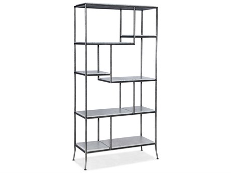 Hooker Furniture Commerce And Market Blue Dark Gray Bookcase