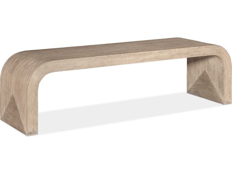 Hooker Furniture Commmarket Light Wood Beige Accent Bench