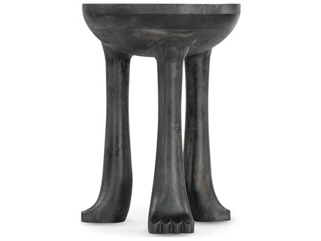 Hooker Furniture Commerce And Market Round Wood Black End Table